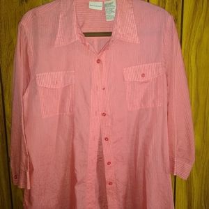 White Stag, Coral sheer blouse